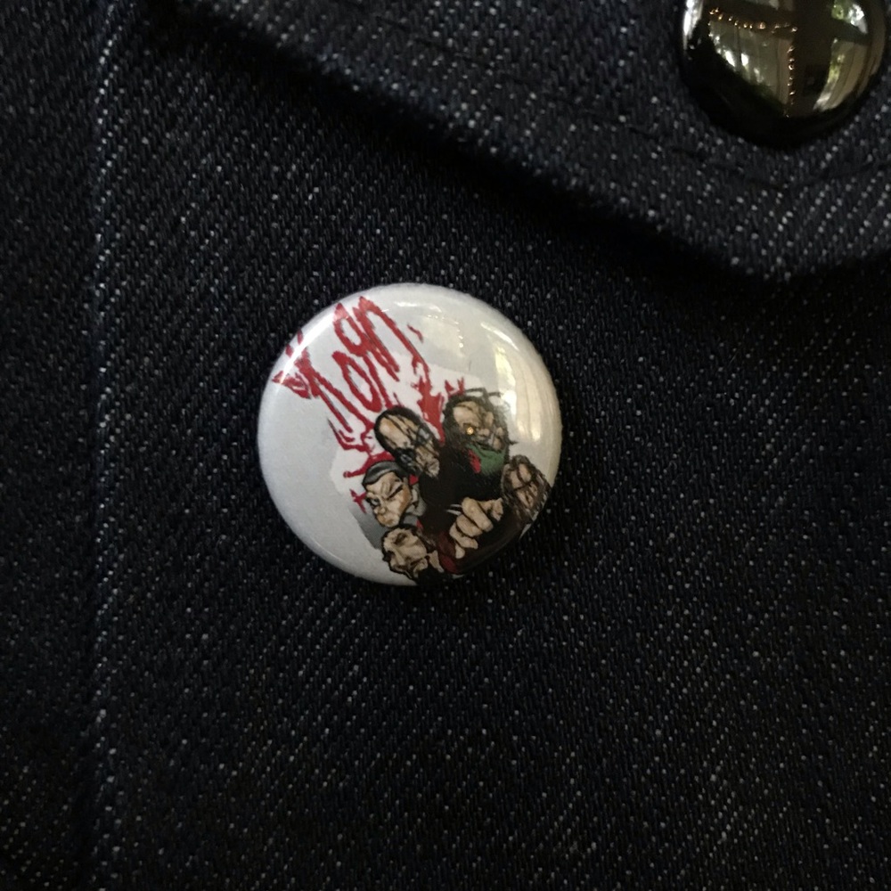 COPY - 🖤FREE with purchase: Korn Button Pin